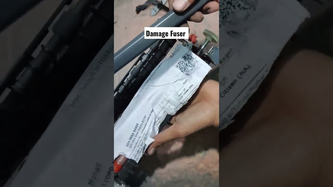 Hp Printer Fuser repair | Printer pressure roller | #shorts #youtubeshorts