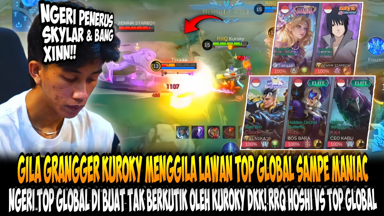 INI ALASAN RRQ NGAMBIL KUROKY!? GAMEPLAY GILANYA BIKIN TOP GLOBAL TAK BERKUTIK!!