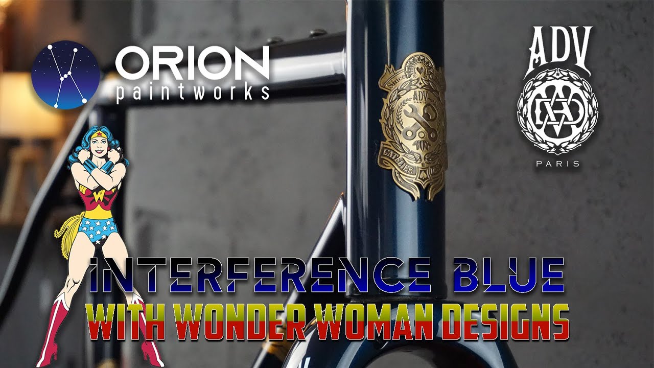 CUSTOM PAINT | ADV | Painting a steel bike with Wonder Woman designs