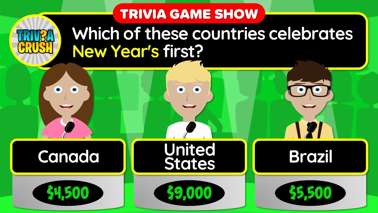 😃👉 GENERAL KNOWLEDGE QUIZ! - 50 Trivia Questions in a Unique Game Show Format | 24-054