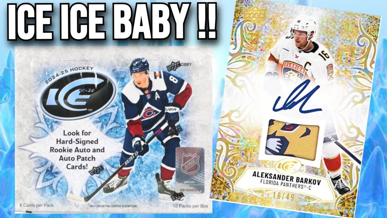 HOW IS THIS POSSIBLE !!? 2024-25 Upper Deck ICE Hockey Hobby Box Opening !!