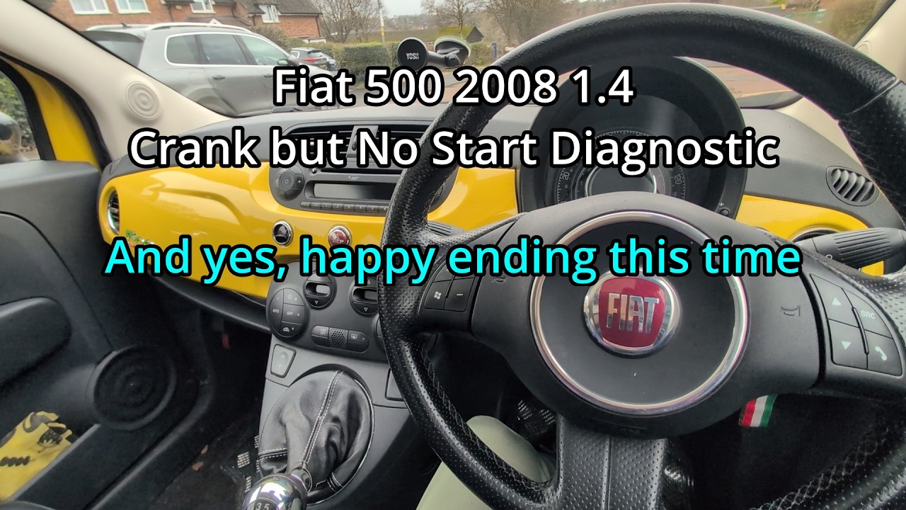 Fiat 500 2008 1.4 Crank but no start no code diagnostic