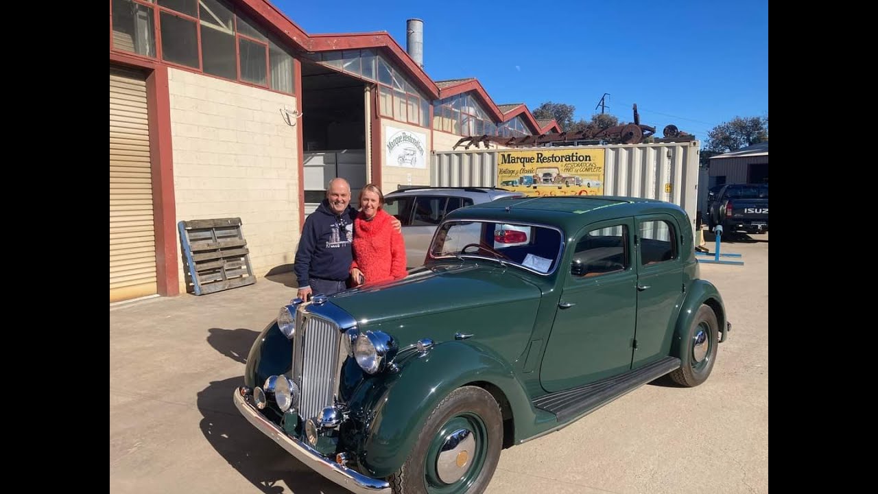 1949 P3 Rover, my first test drive after restoration