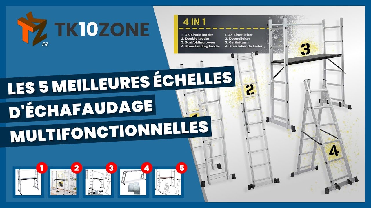 Les 5 meilleures échelles d'échafaudage multifonctionnelles