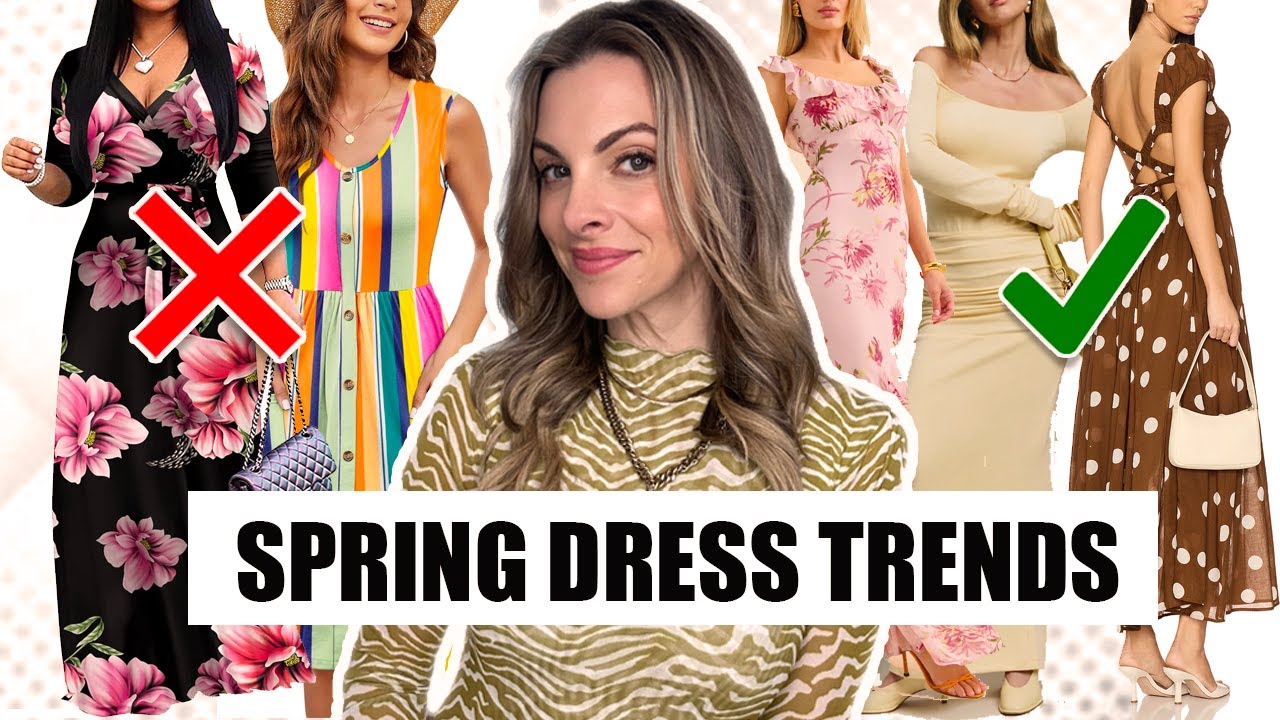Spring 2025 DRESS Trends! Lots that are IN..and some that are OUT!