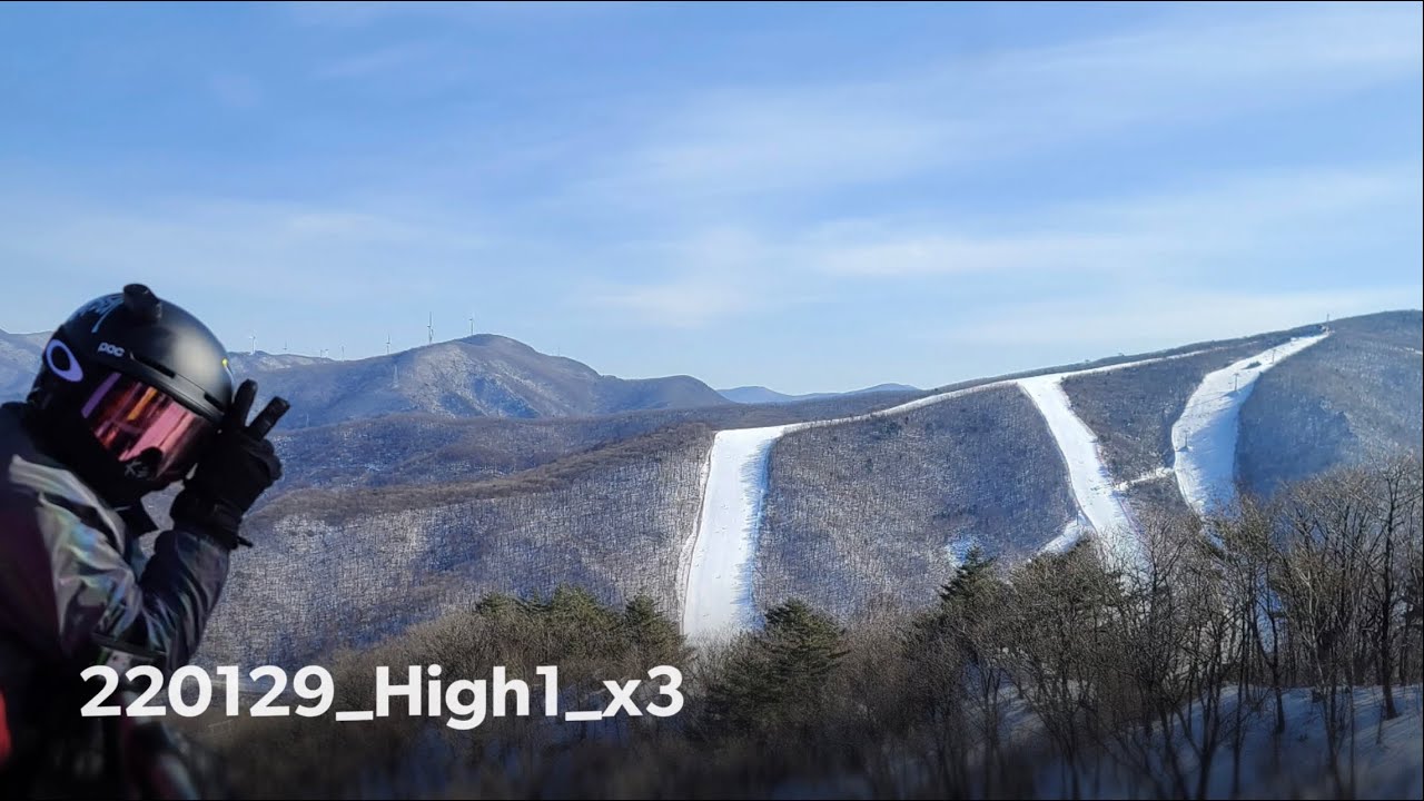 21/22 하이원 세미해머 덕스탠스 Snowboarding kessler the cross