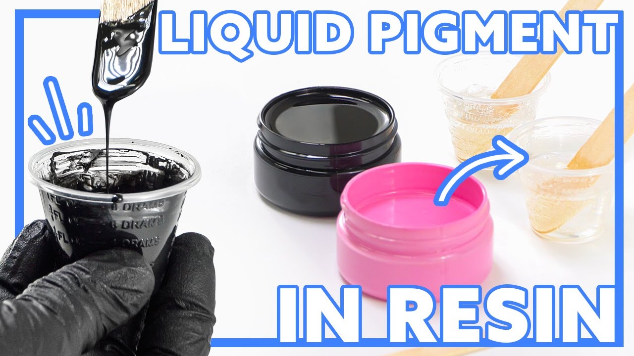 HOW TO || Mix Liquid Pigments in Resin || Liquid Pigments for Resin || Faux Rizzle Resin