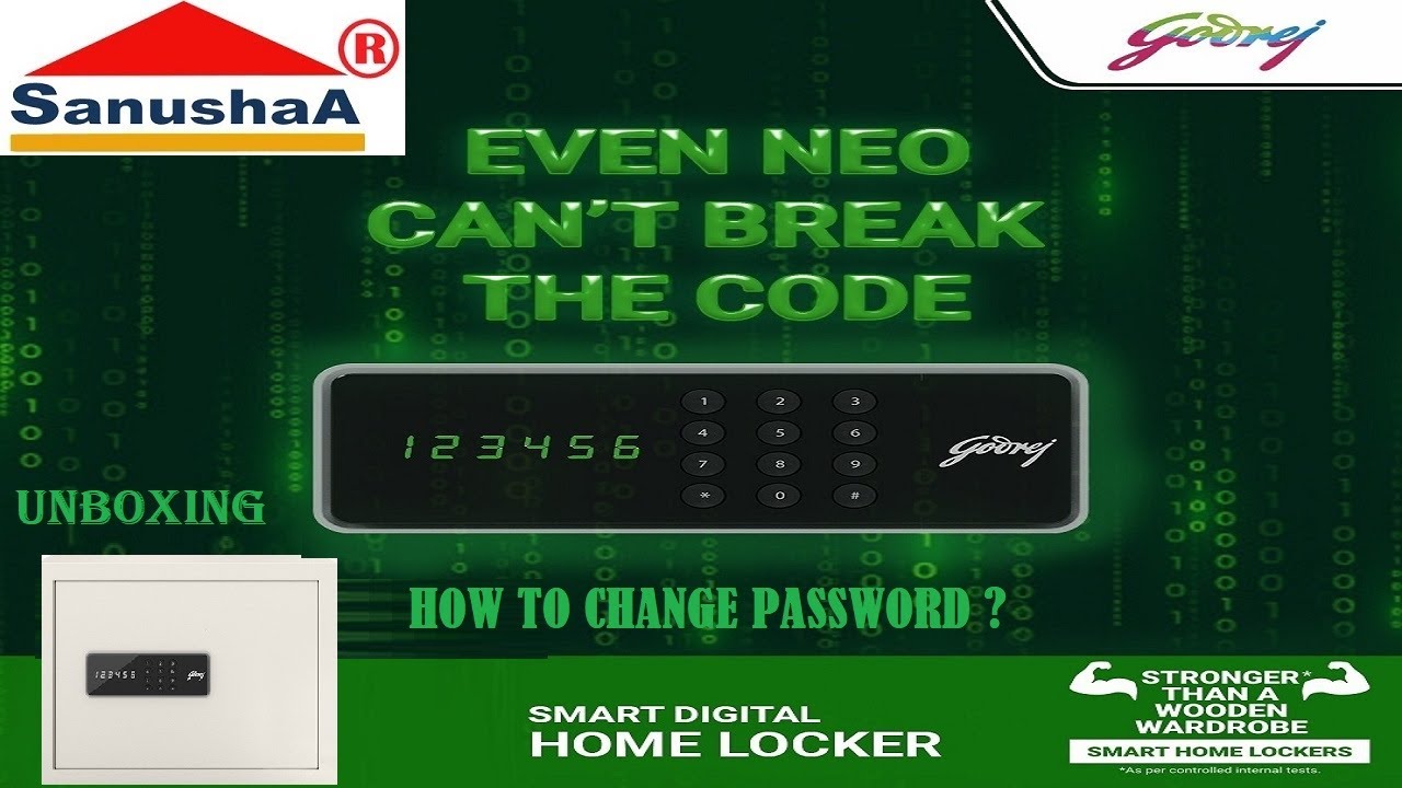 How to Operate Godrej 30 L Electronic Safe | Change Digital Home Locker Password and Battery | Unbox