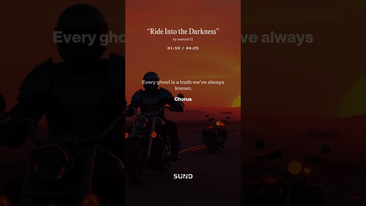 Ride Into the Darkness (Lyrics Music Video)