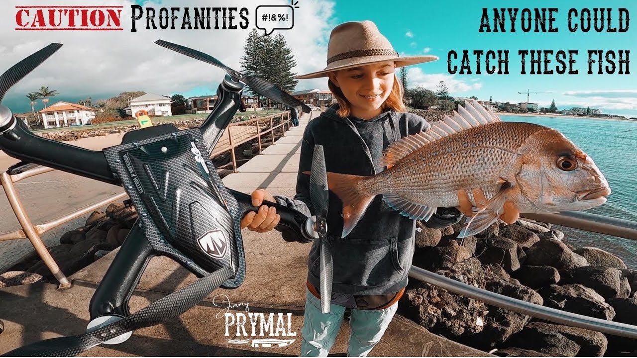 Drone fishing for suburban Brisbane snapper