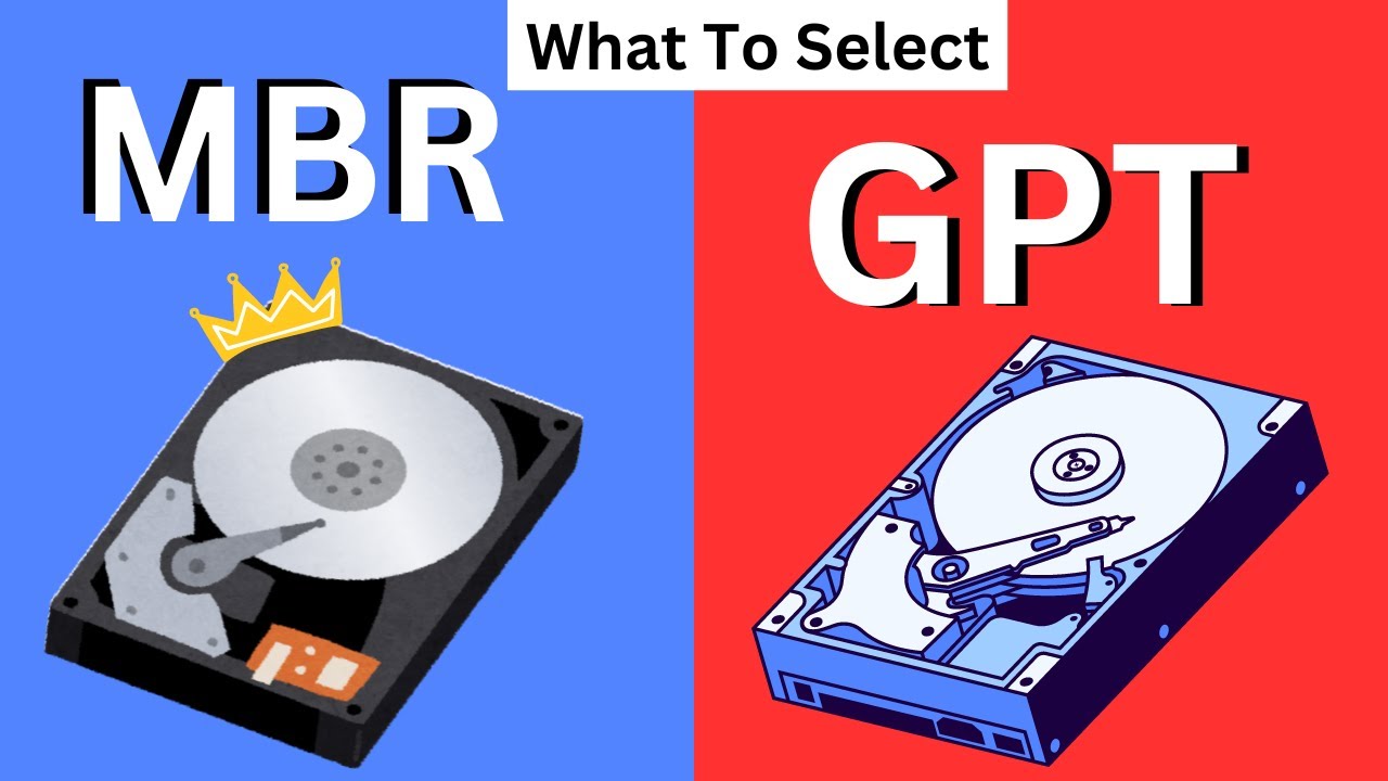 GPT OR MBR - Rufus What To Select GPT OR MBR - Bootable - Window Installation - Which is Better