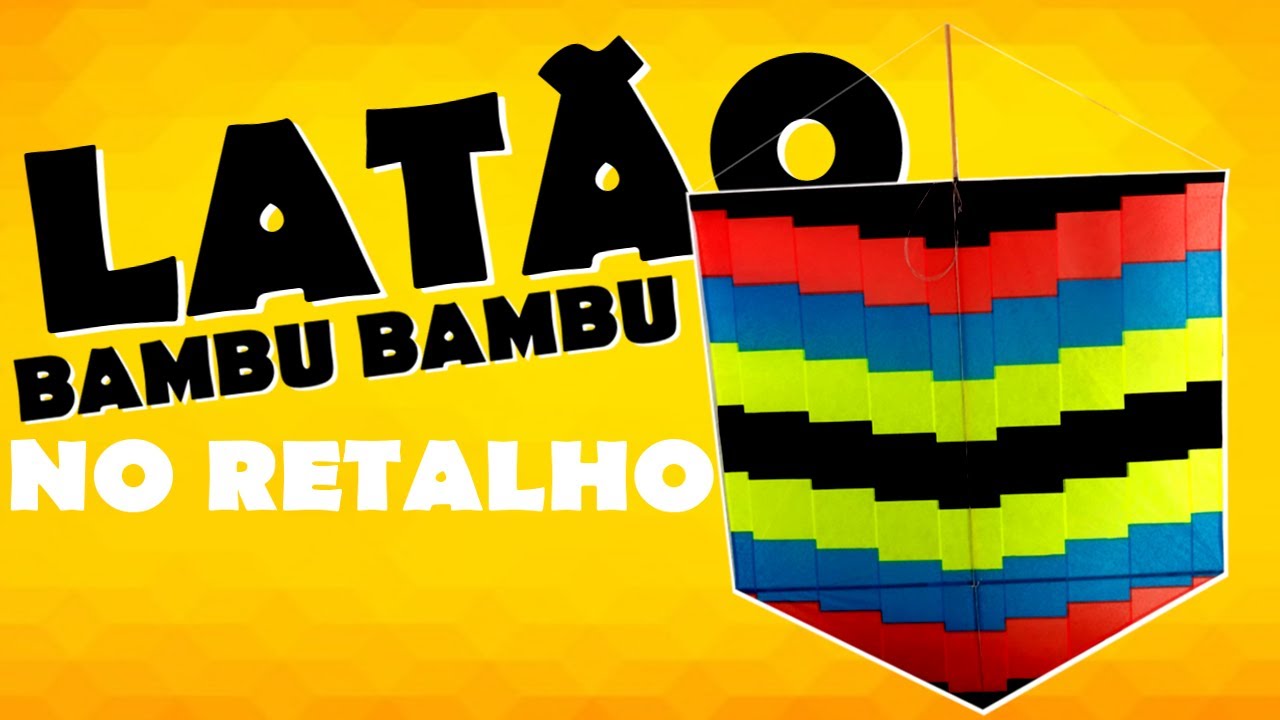 Como Fazer PIPA LATÃO DAS ANTIGAS com RETALHOS | Escola de Pipeiros
