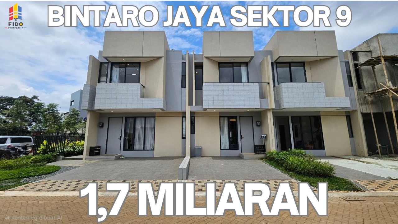 Rumah 2 Lantai di Bintaro Sektor 9 Harga 1,7 Miliaran