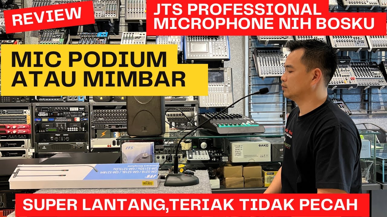 JTS MIC PODIUM - MIMBAR BERSUARA PADAT DAN JELAS ST5030 - GM5218