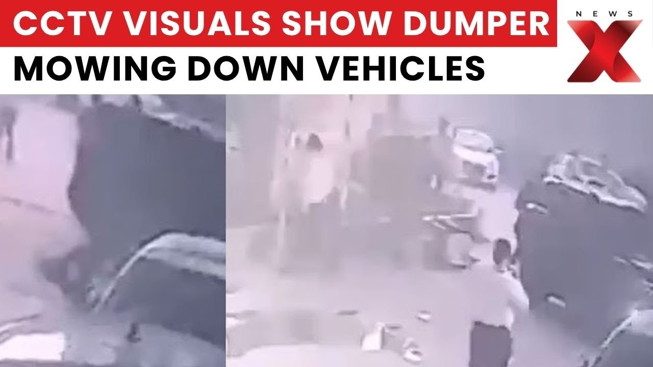 Jaipur Dumper Crash: CCTV Footage Shows Dumper Crushes Vehicles, Locals Shares Chilling Details