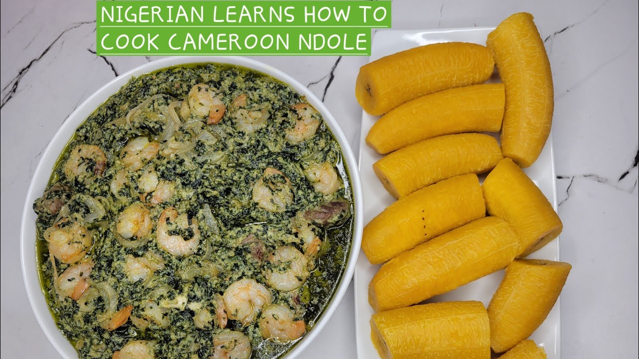 NIGERIAN LEARNS HOW TO COOK CAMEROON NDOLE PART 1 . #ndole #cameroon #nigeria