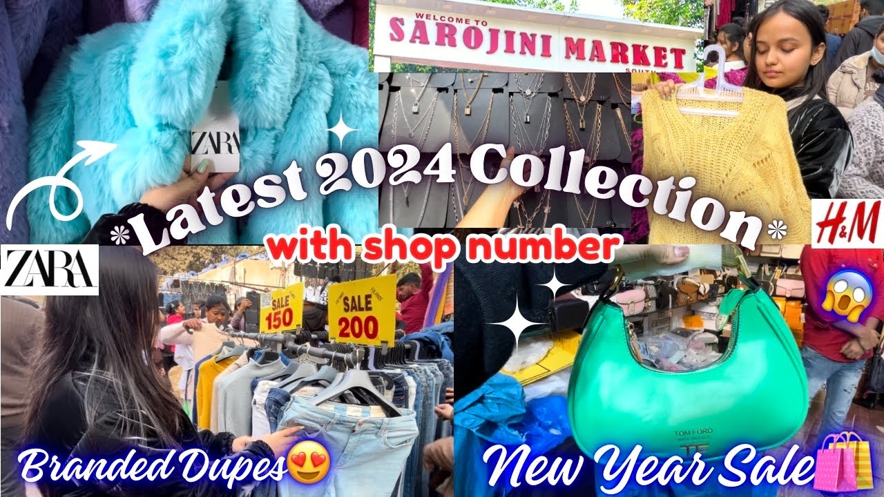 Sarojini Nagar Market Delhi✨| Latest Winter Collection 2024 With Shop Number #sarojininagar #market
