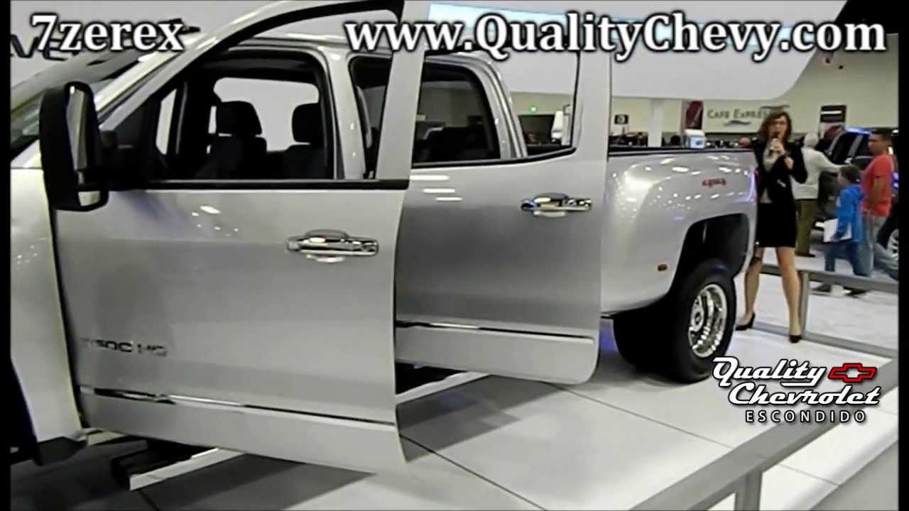 2015 Silverado 3500 HD Duramax Diesel 4x4 2014 San Diego International Auto Show