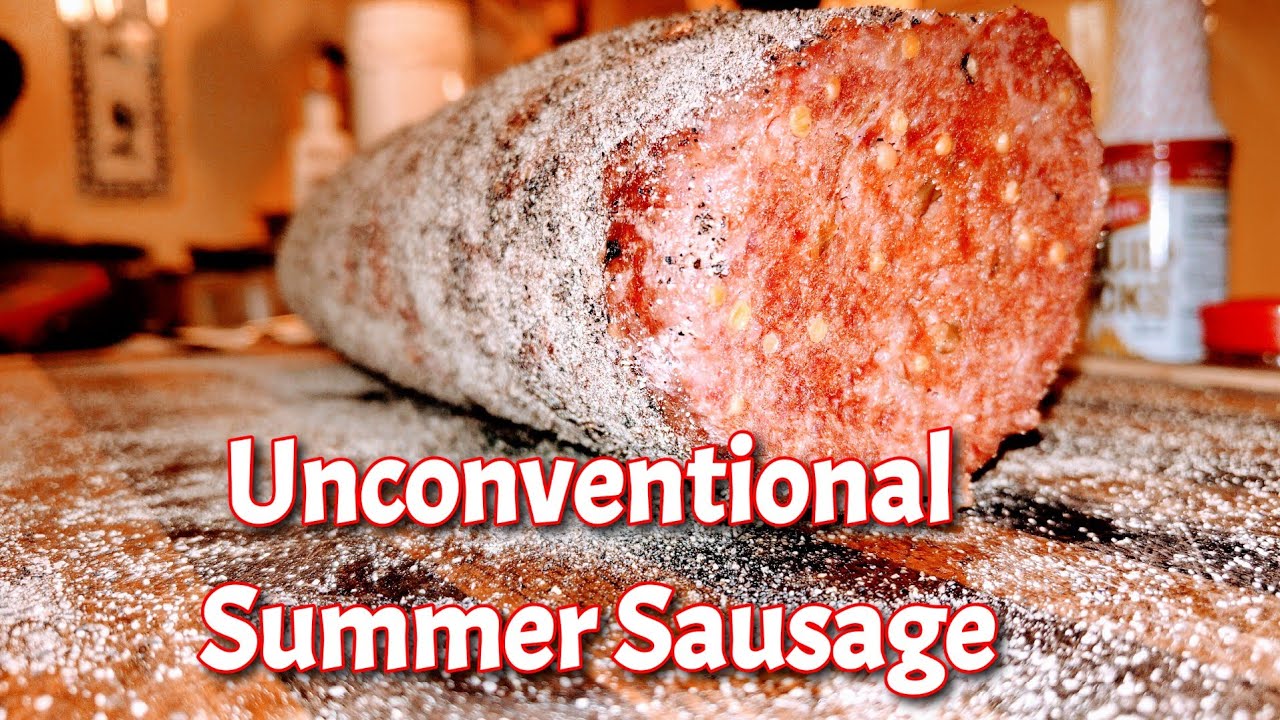 OMG! Best Unconventional Summer Sausage Ever!!! SAPO BBQ STYLE