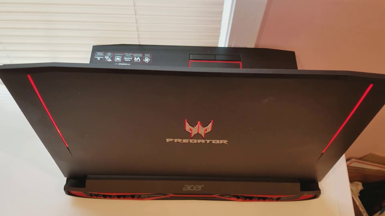 Acer Predator 17,3'', Core i7, GTX 1070, 256GB SSD Review Technical
