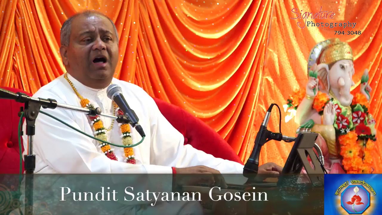 First Night of Nav Raatri Yagya  2018 with Pundit Satyanan Gosein