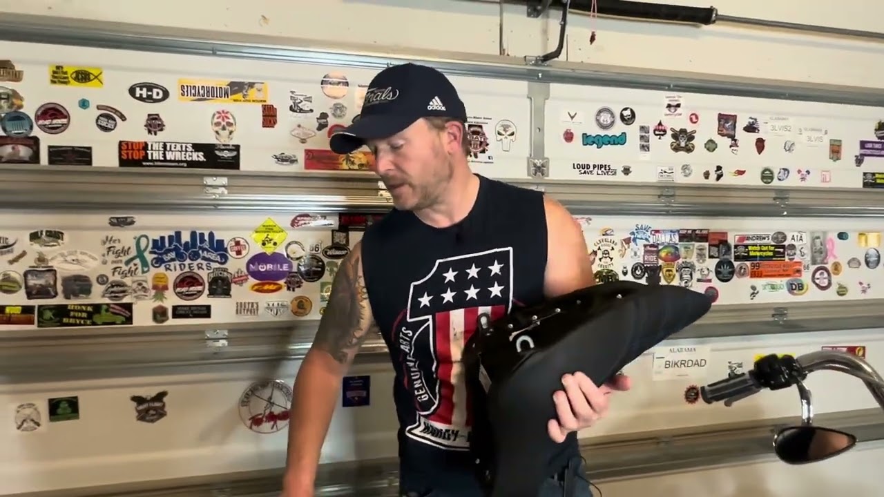 Замена сиденья Saddleman на моем Softail