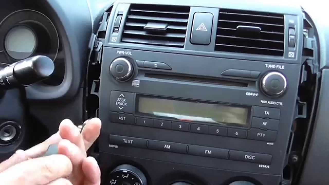 2007-2013 Toyota Corolla How to remove/change Radio-CD Player Αφαίρεση CD Player Yiannis Pagonis