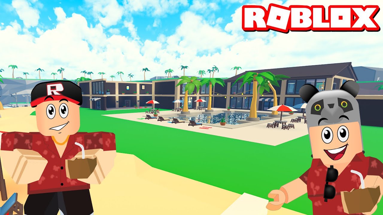 Tatil Köyünü Tamamlıyoruz!! Lüks Otel Yaptık - Panda ile Roblox Tropical Resort Tycoon