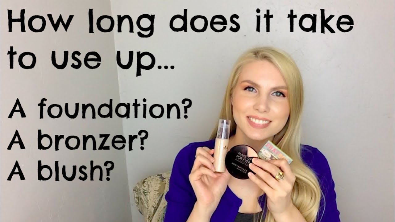 How Long Does It Take To Use Up Makeup? | 3 Examples | Part 2