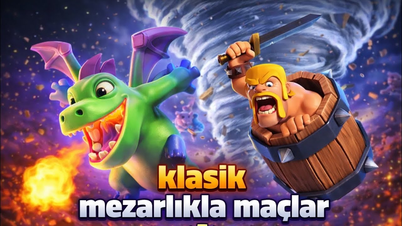Klasik Mezarlıkla Maçlar SoloTürk || Clash Royale 