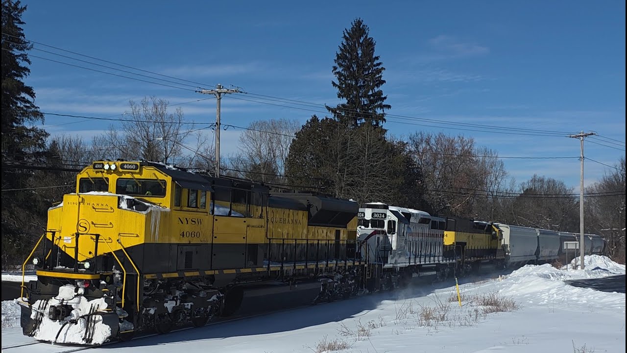 NYS&W South Out Of Homer NY & CSX In East Syracuse NY CP286 1-28-2026