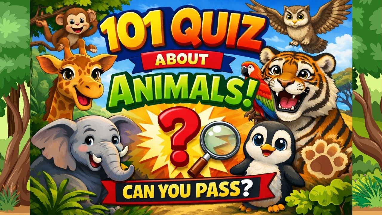 Think You Know Animals Try This 101-Question Challenge!  #quiz #generalknowledge #trivia