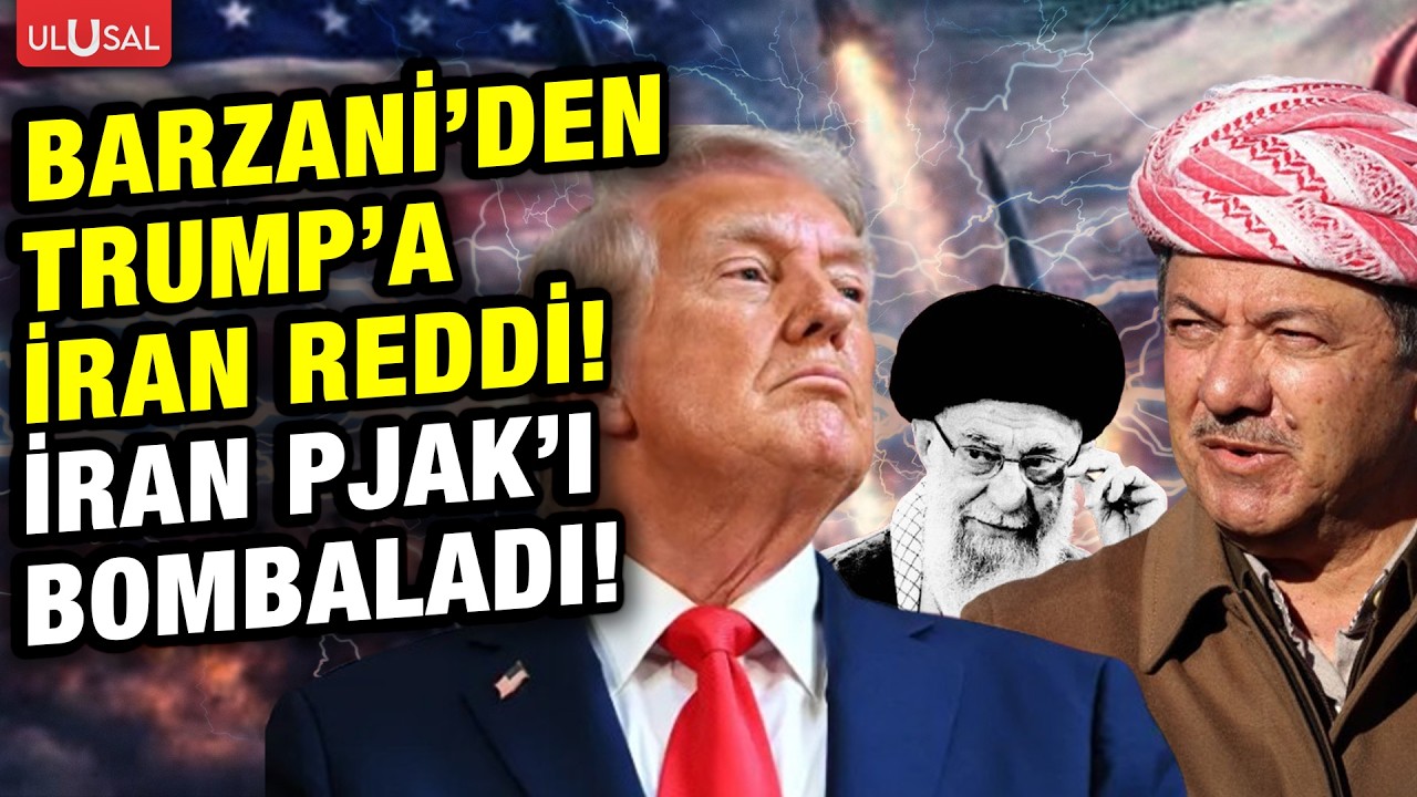 İran PJAK unsurlarını ezdi geçti! Barzani ve Talabani Trump'ın İran teklifini reddetti!