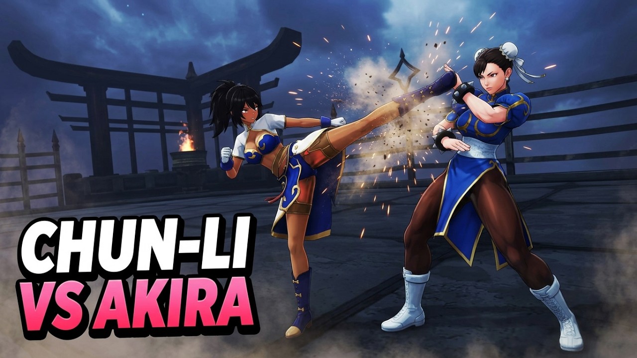 MMD FIGHT - Chun Li Vs Akira