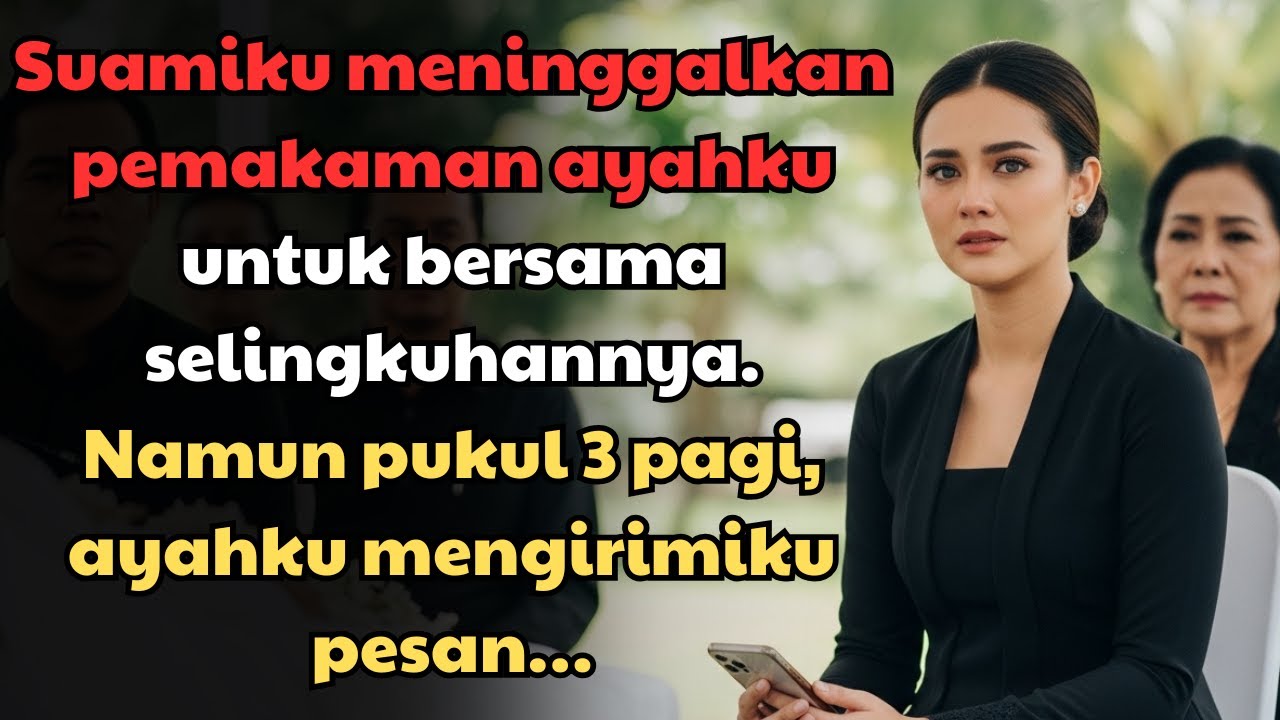 CERPEN: Suamiku Liburan dengan Selingkuhannya di Hari Pemakaman Ayah, Lalu Ayah Mengirimiku Pesan..