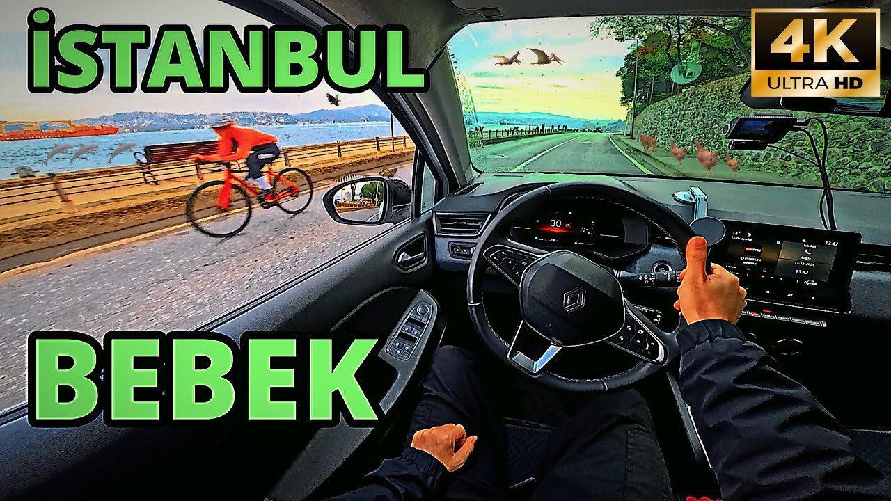 Driving on Istanbul’s famous seaside 4K POV