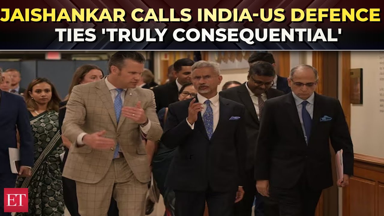 India-US defence partnership 'consequential pillar' of relationship: Jaishankar in Pentagon