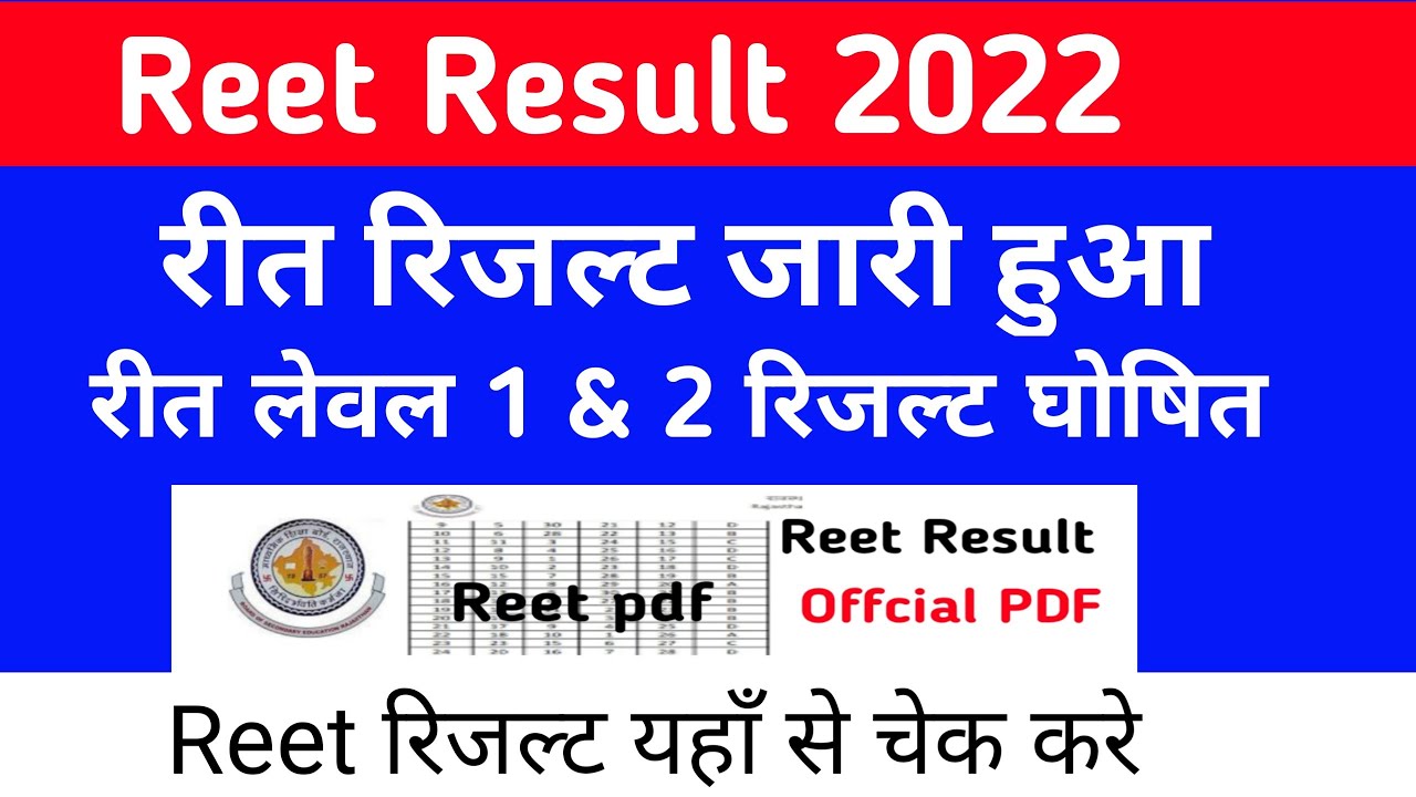 Rajasthan reet result news 2022|reet 2022 latest news today|reet result news today| #reetresult2022