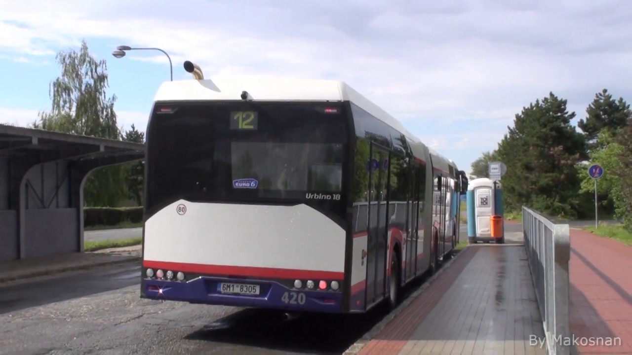 MHD v Olomouci | Solaris Urbino 18 IV 420 na lince 12