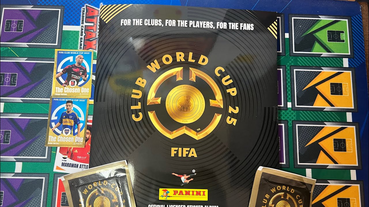 Revisión + 20 Sobres Álbum Panini Mundial de Clubes 2025 Estados Unidos