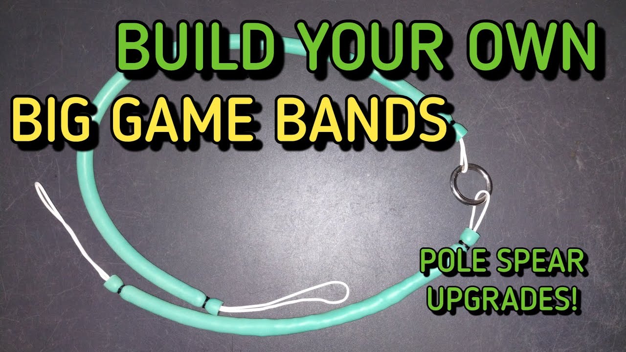 Build Your Own Big Game Pole Spear Bands! (Spearfishing and Outdoors)