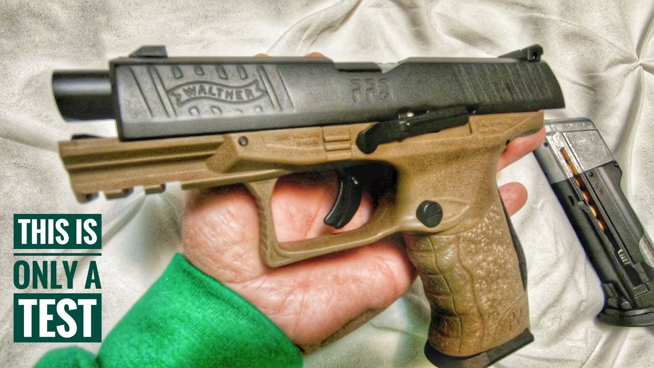WALTHER PPQ M2 LE .43 Cal vs. BRYNA HD XL .68 Caliber Projectile Launcher.  