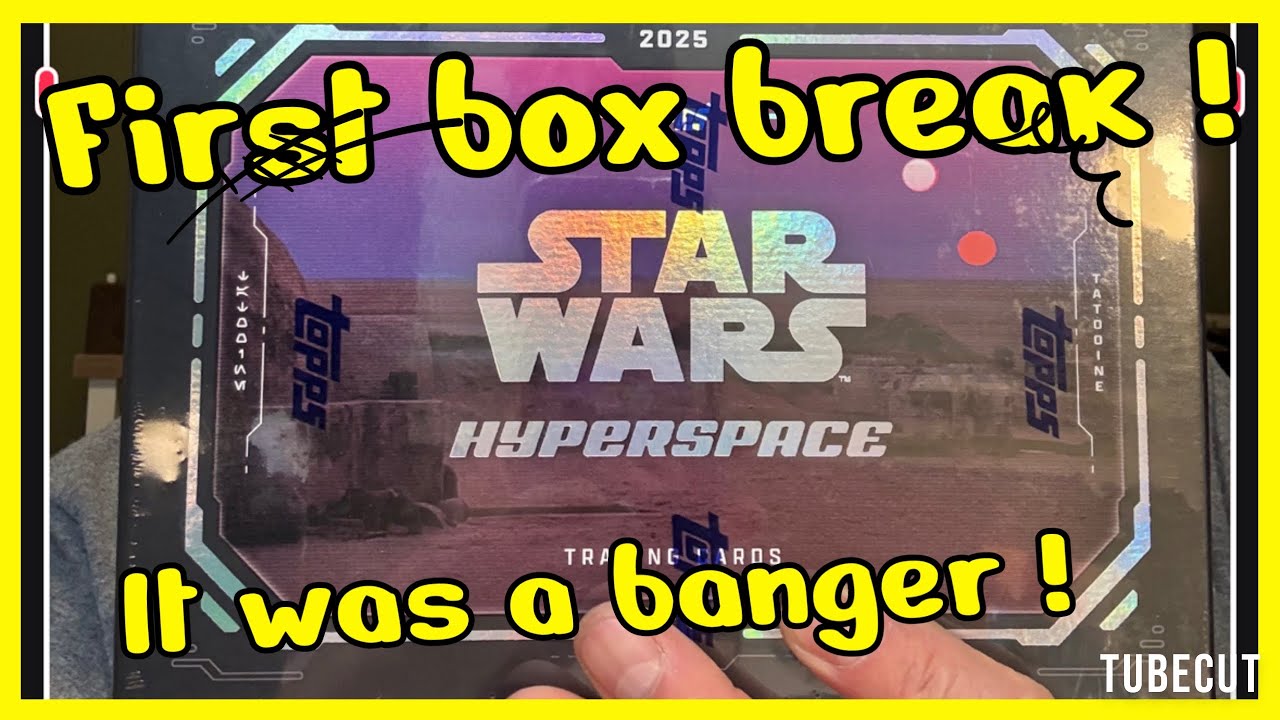 2025 Star Wars Hyperspace hobby box unboxing . This box was loaded with hits !