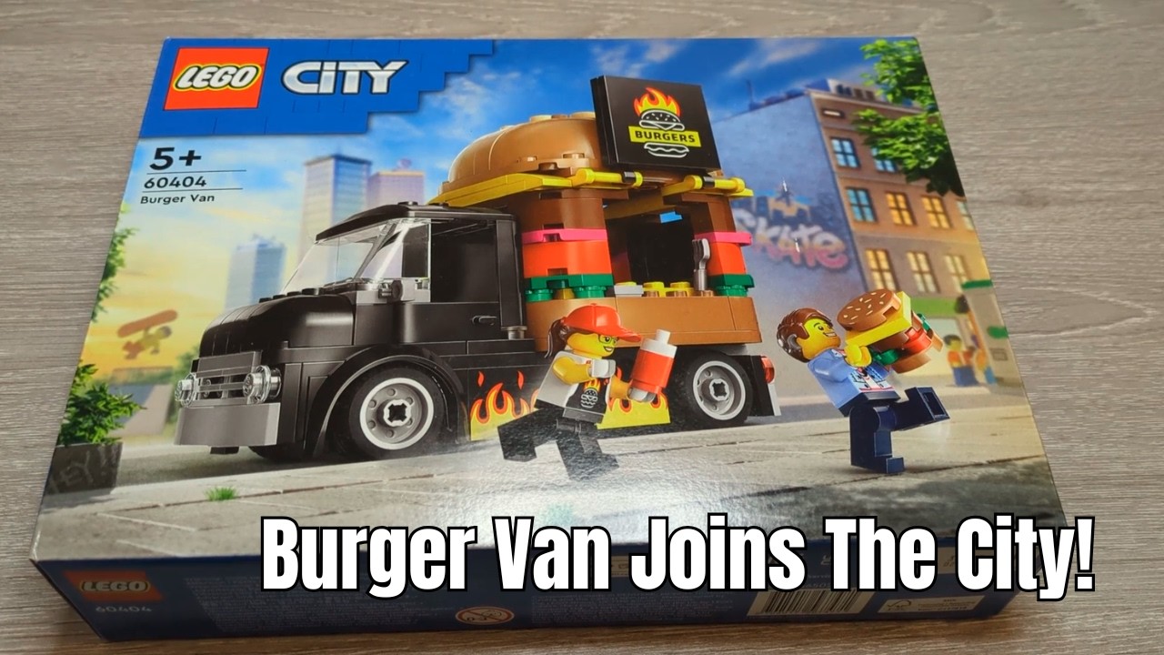 My LEGO Shelf City Gets a Burger Van! 🍔🚐