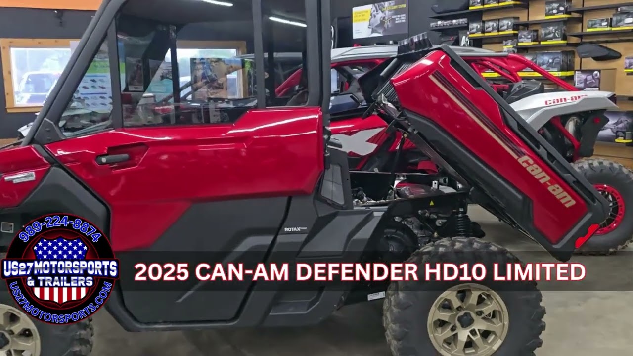 2025 CAN AM DEFENDER HD10 LIMITED Walk Around & For Sale.