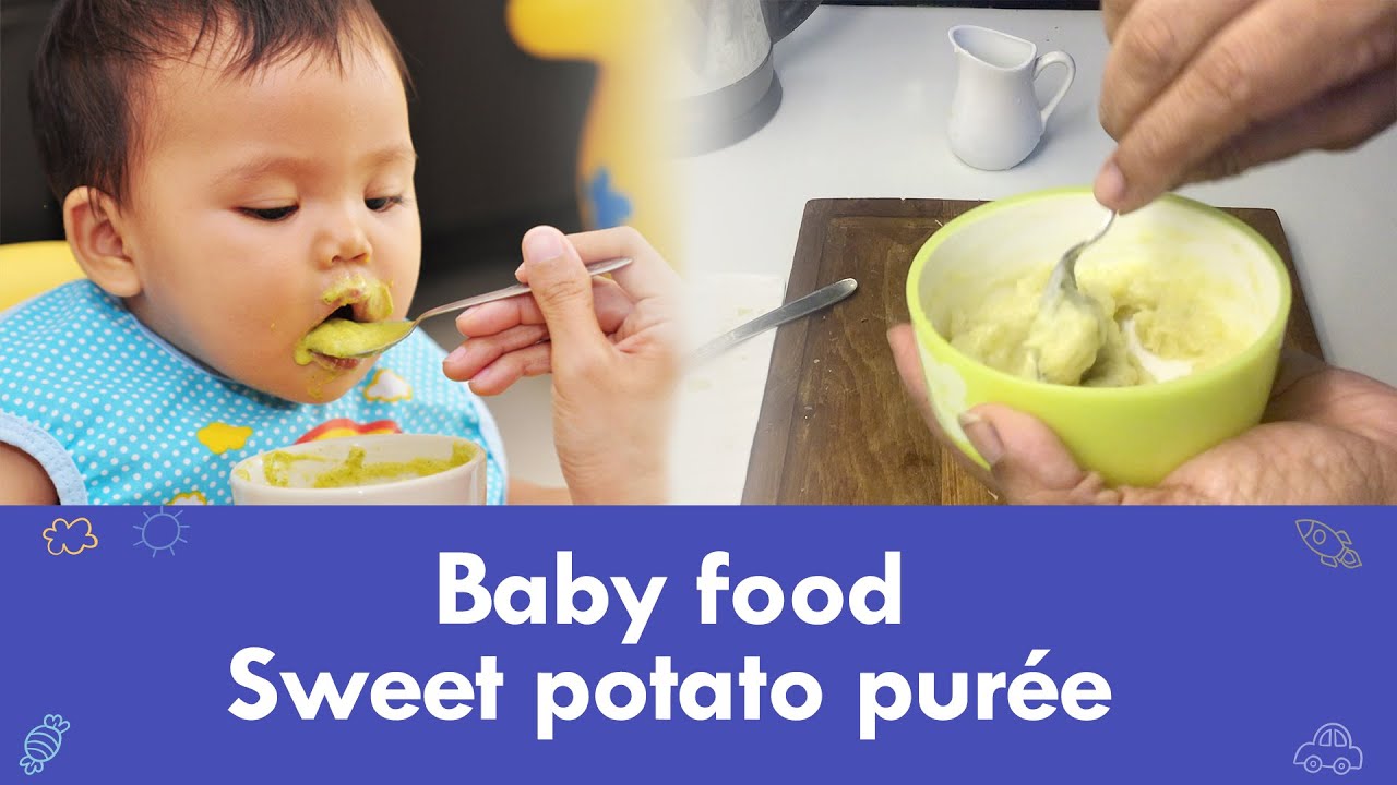 Baby food / sweet potato purée