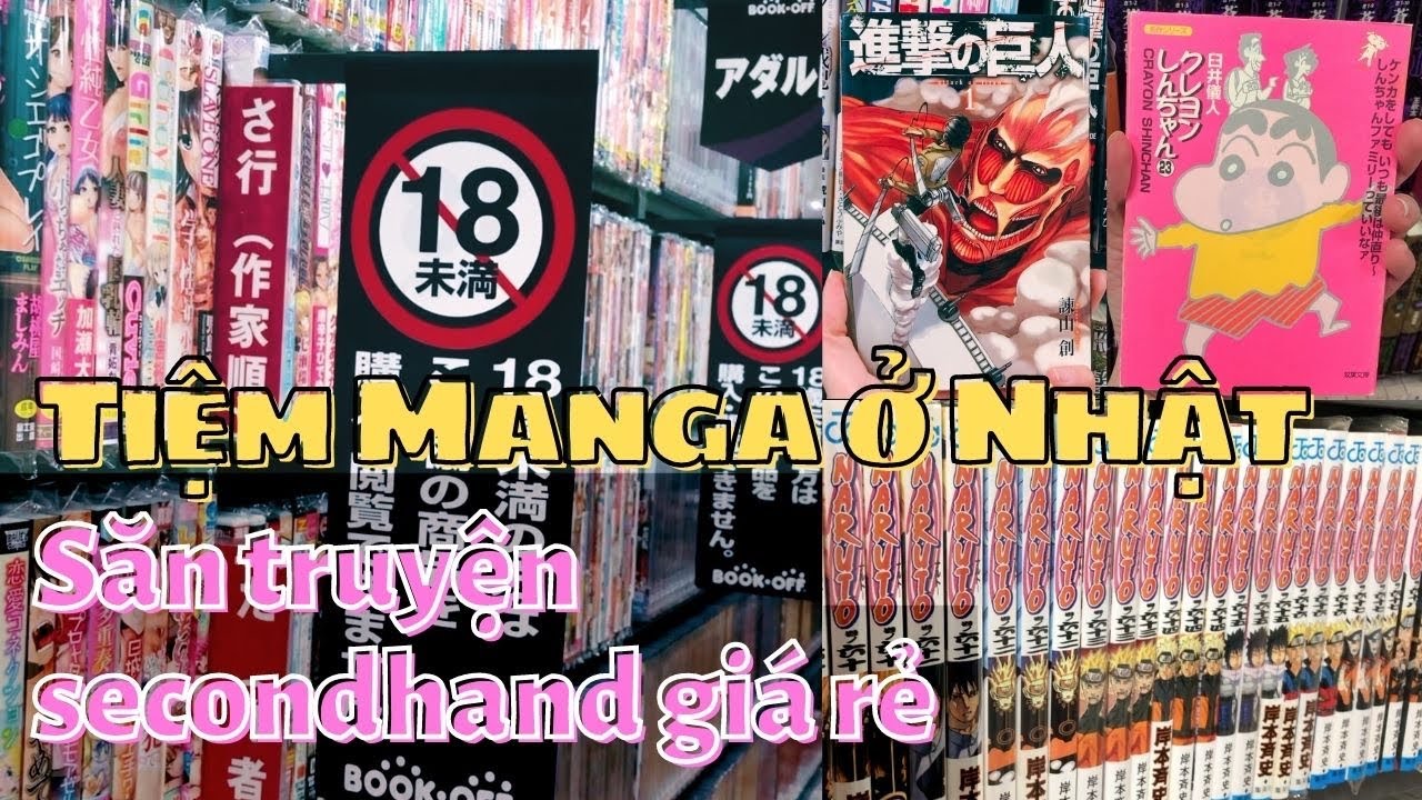 NHÀ SÁCH MANGA Ở NHẬT | CÁC PHIÊN BẢN TRUYỆN TRANH KHÁC NHAU THẾ NÀO?