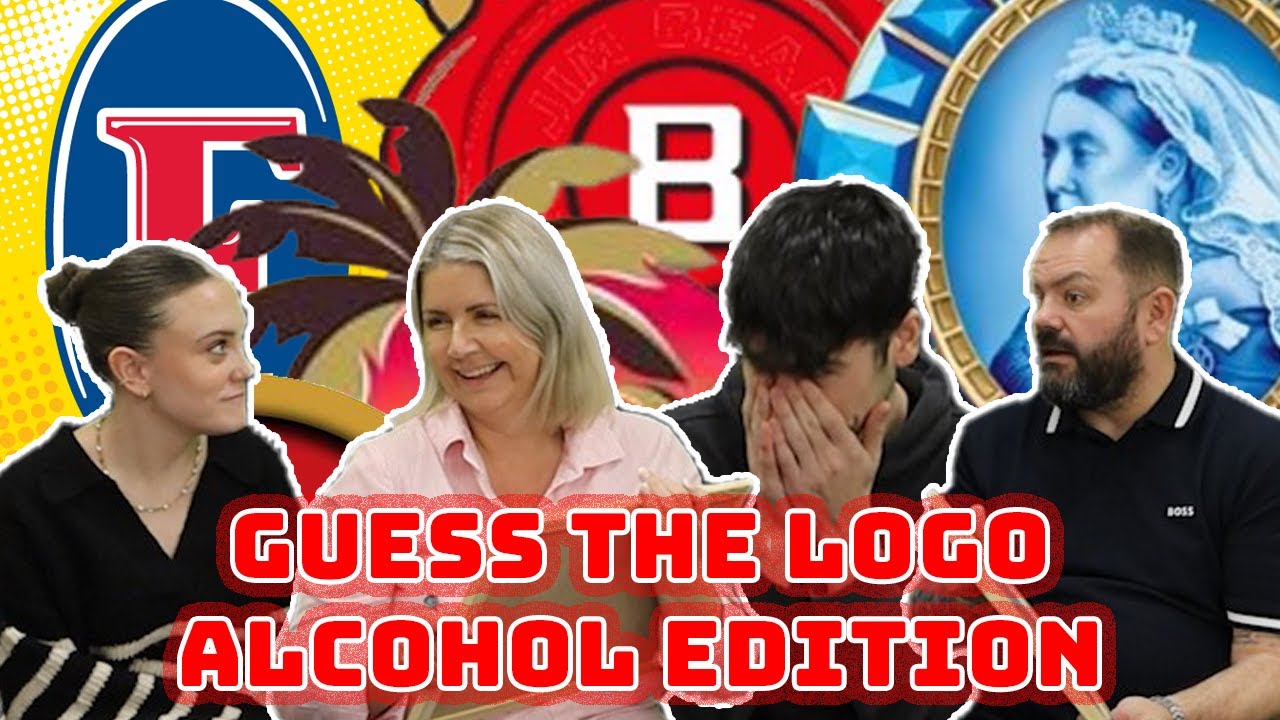 BRITISH FAMILY | GUESS THE LOGO - ALCOHOL EDITION!