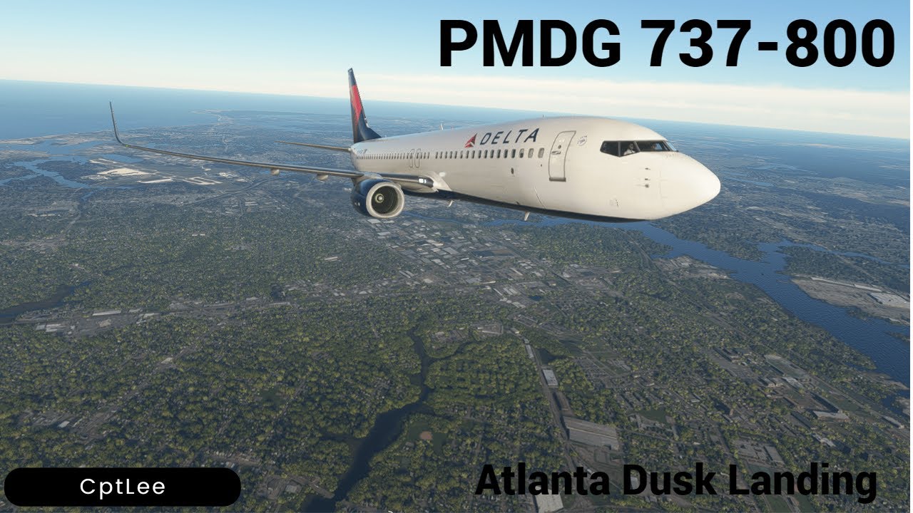 MSFS | Ultra Realism | RTX 3070 | 4K | 737 Arrival Into Atlanta At Dusk!