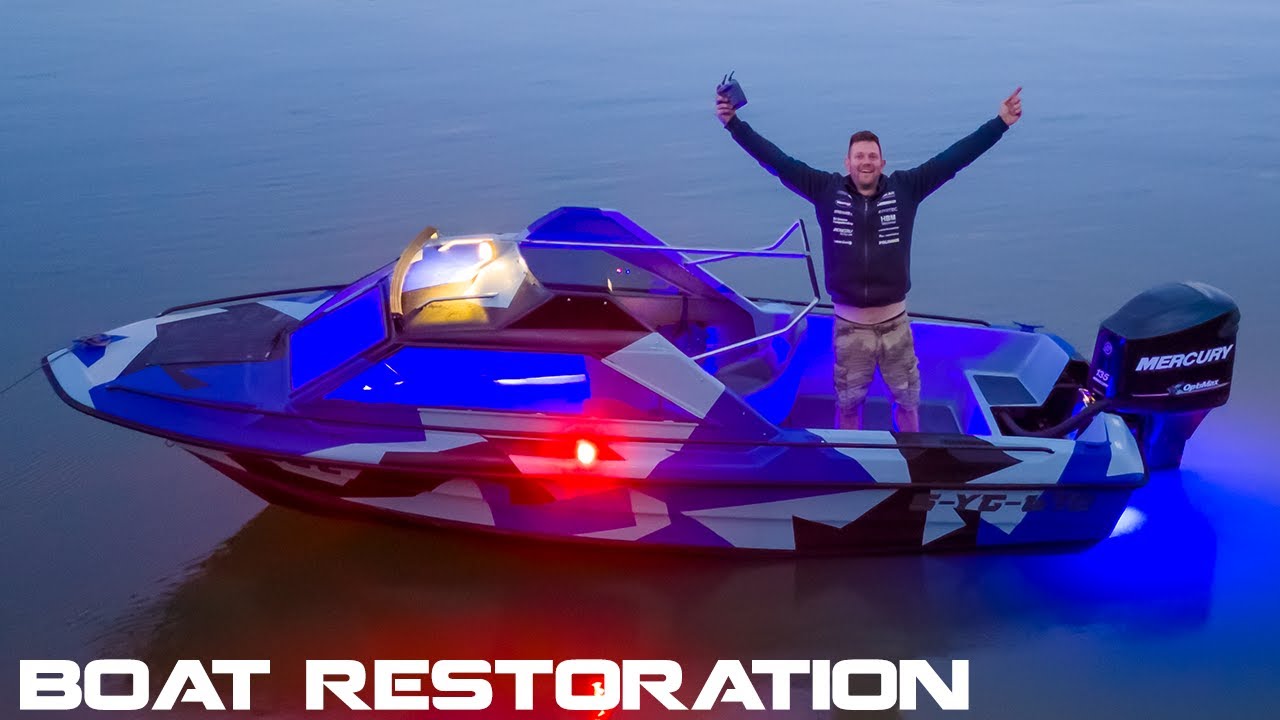 Complete 18ft Skibsplast Boat Renovation In Just 28 Minutes!